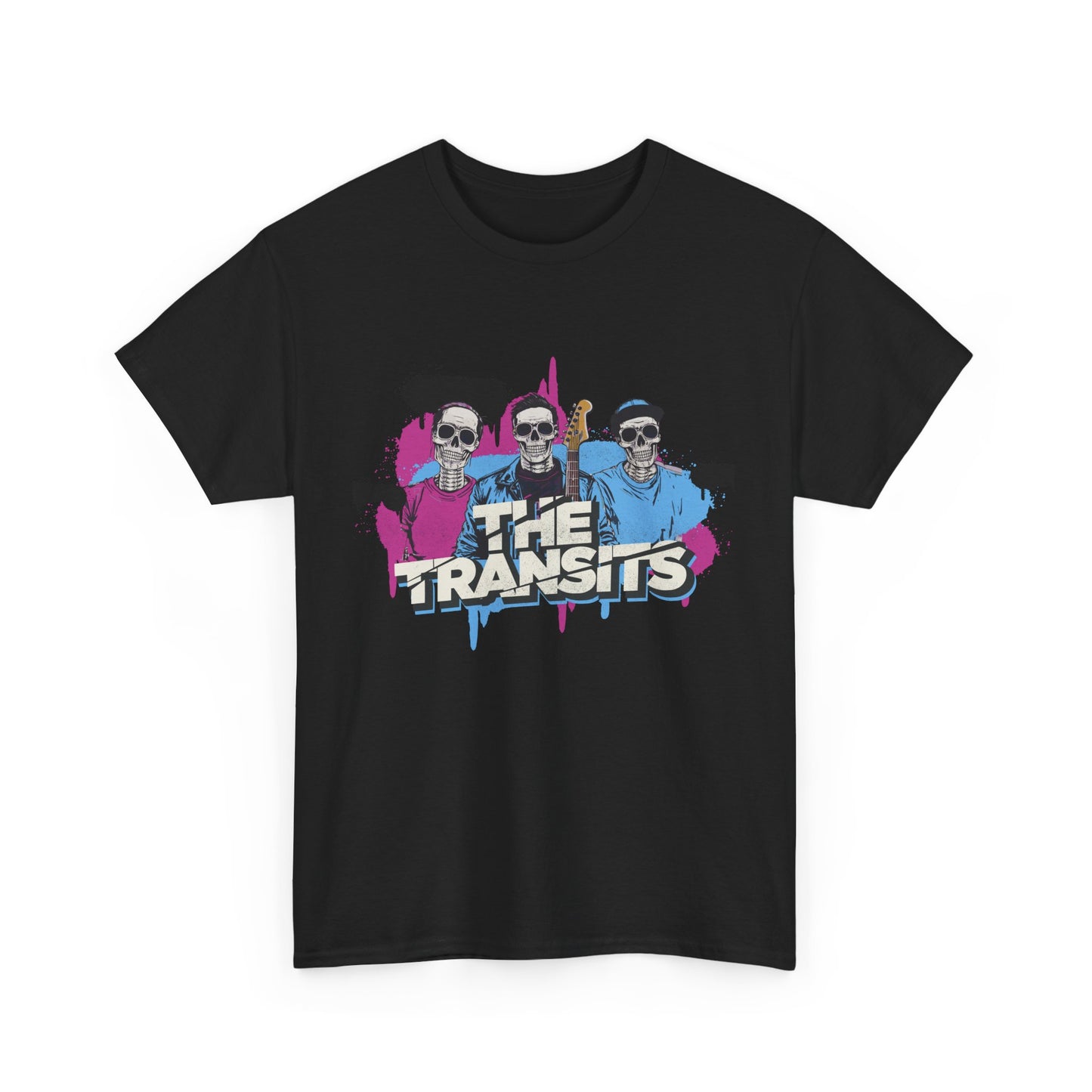 The Transits - Skull Band Tee 005