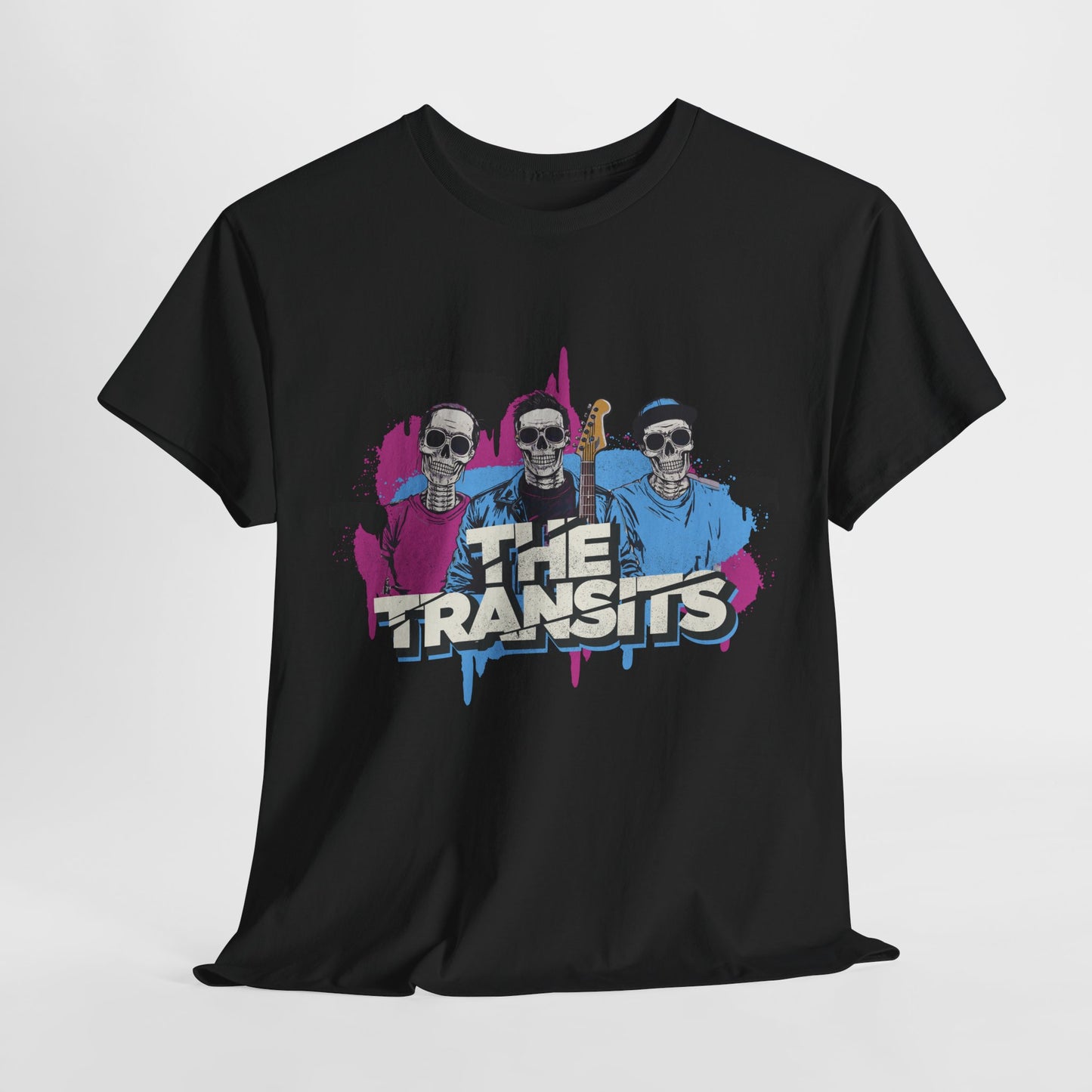 The Transits - Skull Band Tee 005